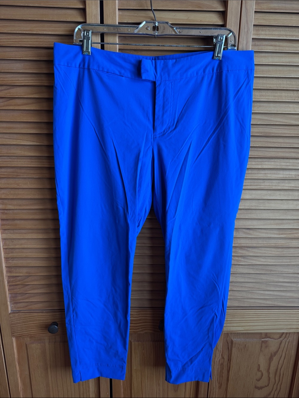 COLUMBIA Women’s Bright Blue Stretch Pants - Sleek Ankle Length